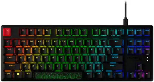 HyperX Alloy Origins Core PBT Mechanical Gaming Keyboard, Durable PBT Keycaps, 100% Anti - Ghosting, Radiant RGB Lighting, HyperX Red Switch, ENG - ARB Layout, USB 2.0, Black | 639N7AA#A2N - Vektra Computers LLC HyperX Alloy Origins Core PBT Mechanical Gaming Keyboard, Durable PBT Keycaps, 100% Anti - Ghosting, Radiant RGB Lighting, HyperX Red Switch, ENG - ARB Layout, USB 2.0, Black | 639N7AA#A2N - Vektra Computers LLC